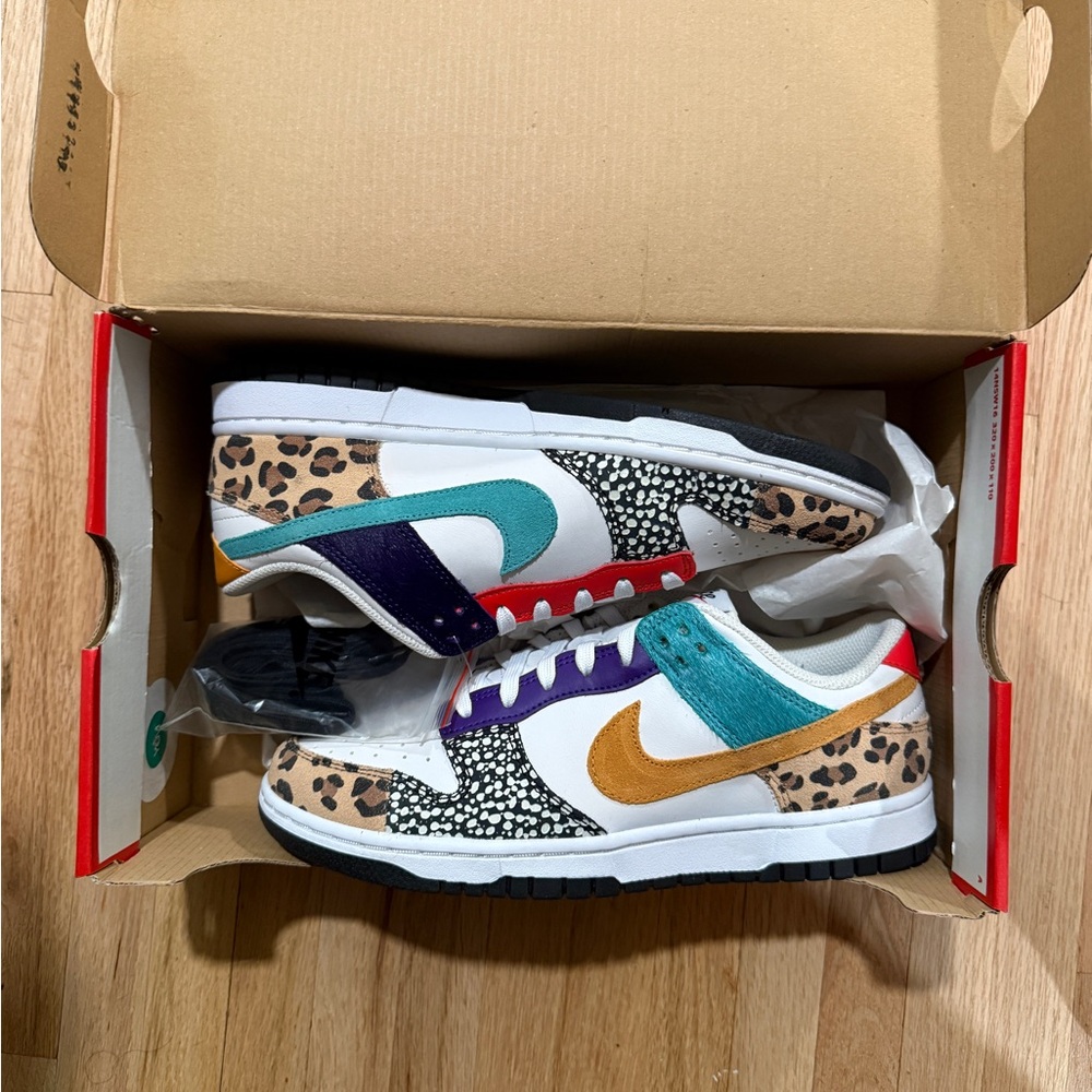Nike Multicolor Animal Print Sneakers